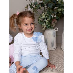 Blue and White Tuille Tracksuit