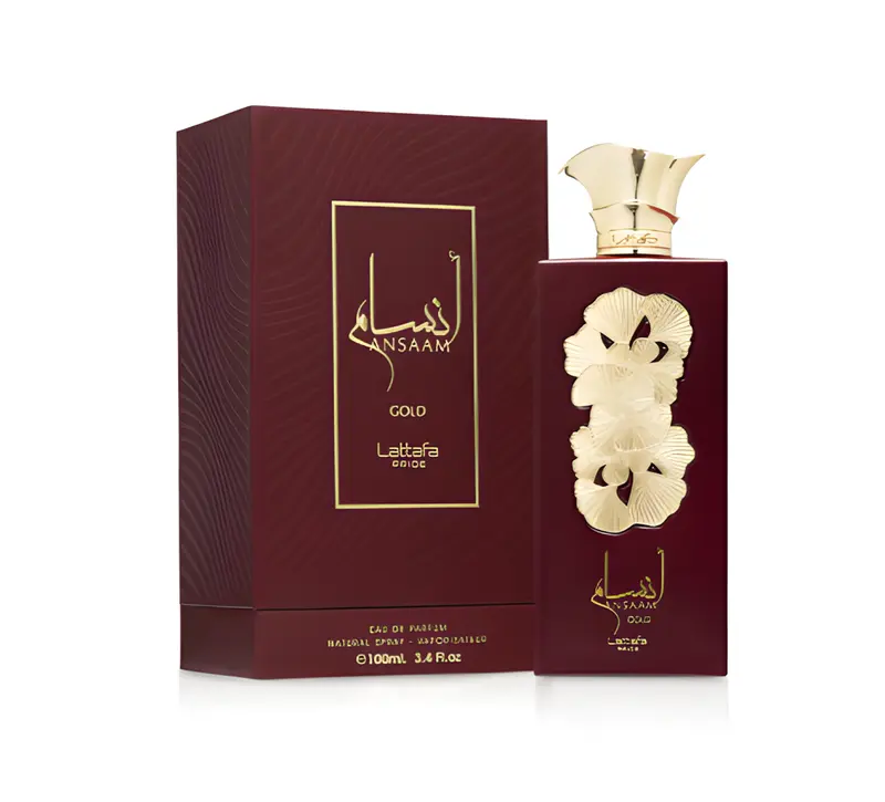 Lattafa Pride Ansaam Gold 100ml EDP -  Orange, Lemon, Jasmine, Rose, Lily, Musk, Amber, Sandalwood Fragrance 1