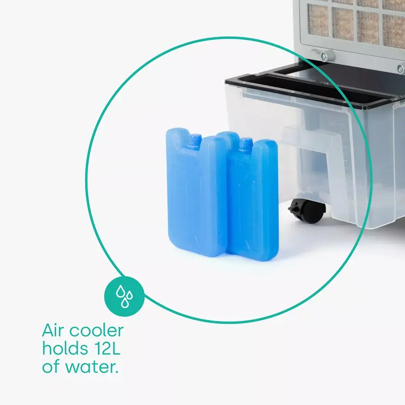 Portable Air Cooler Fan with Remote Control Ice Cold Cooling Conditioner Unit 4