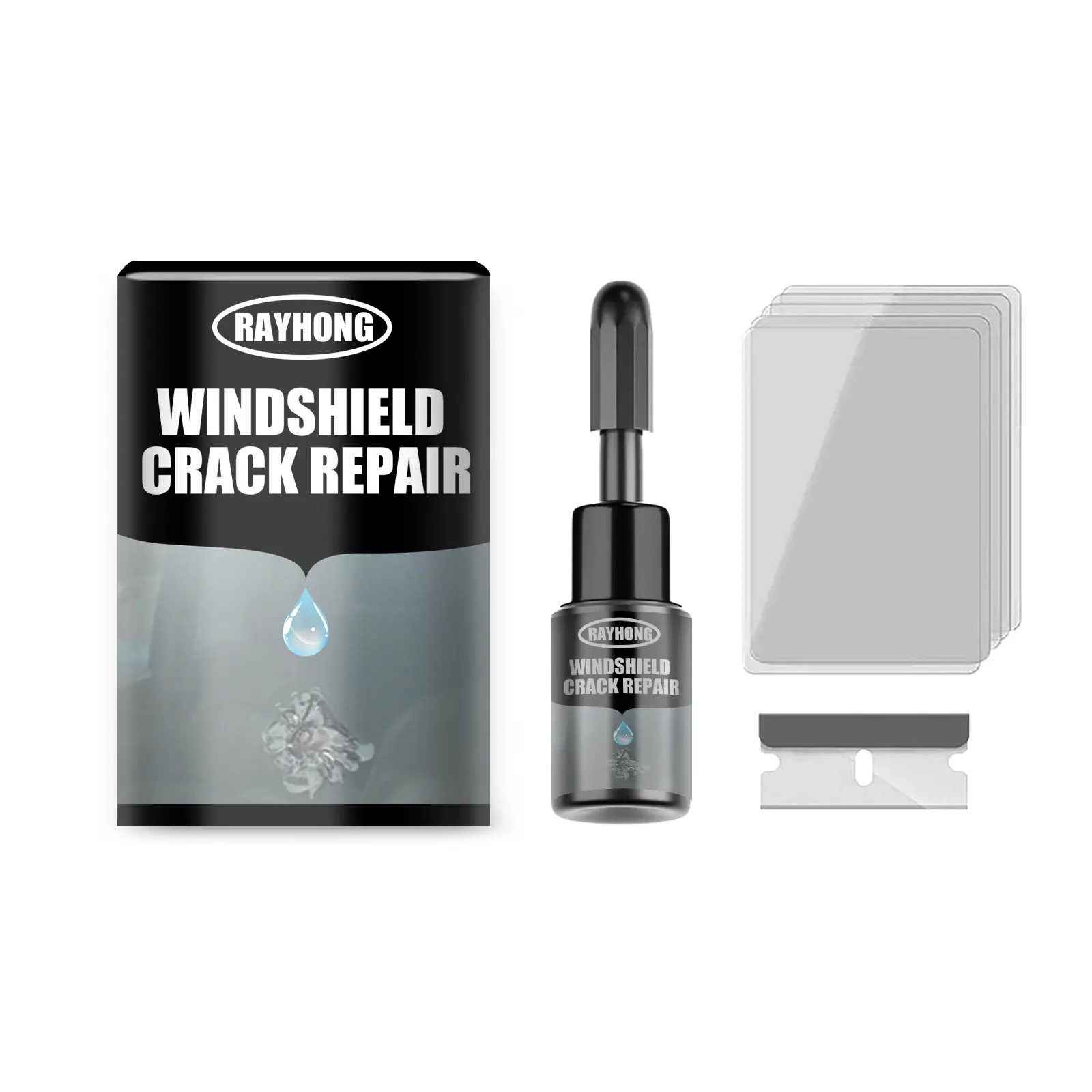 Rayhong Automotive Windshield Crack Repair Fluid Windshield Bonding Fluid Crack Crack Repair Agent
