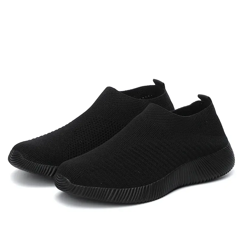 Women’s Breathable Solid Color Sneakers – Lightweight Mesh Running Sports Shoes 1