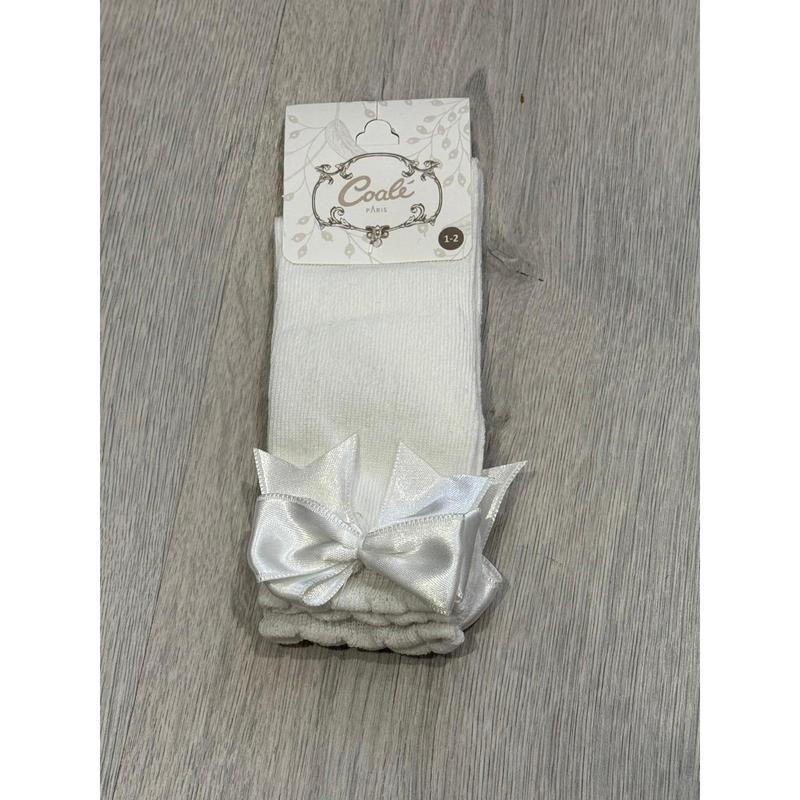 Girls Knee High Bow Socks (Multiple Colours) childrens  clothes 2