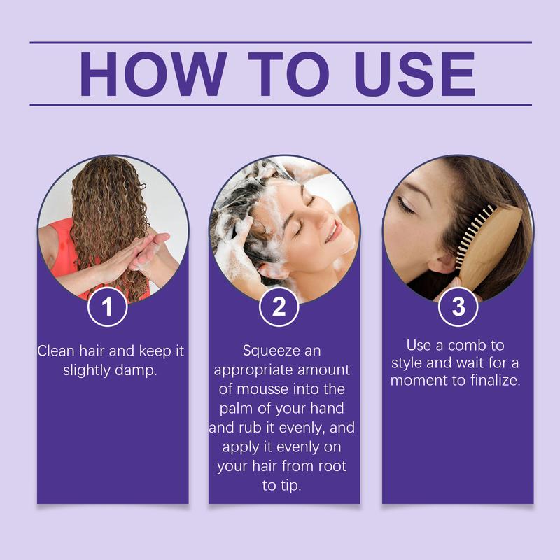 Product Introduction of Hoegoa Curling mousse for full and defined curls. Glossy, confident, soft and elastic curl styling 16