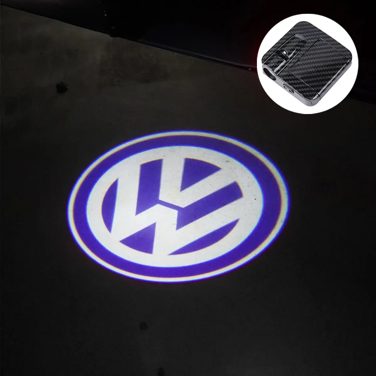2PCS Led Welcome Light Car Door Projector Lamps For Volkswagen VW Passat Variant B8 2016 Touareg Tiguan 2010-2020 Golf 2010-2024 Decal