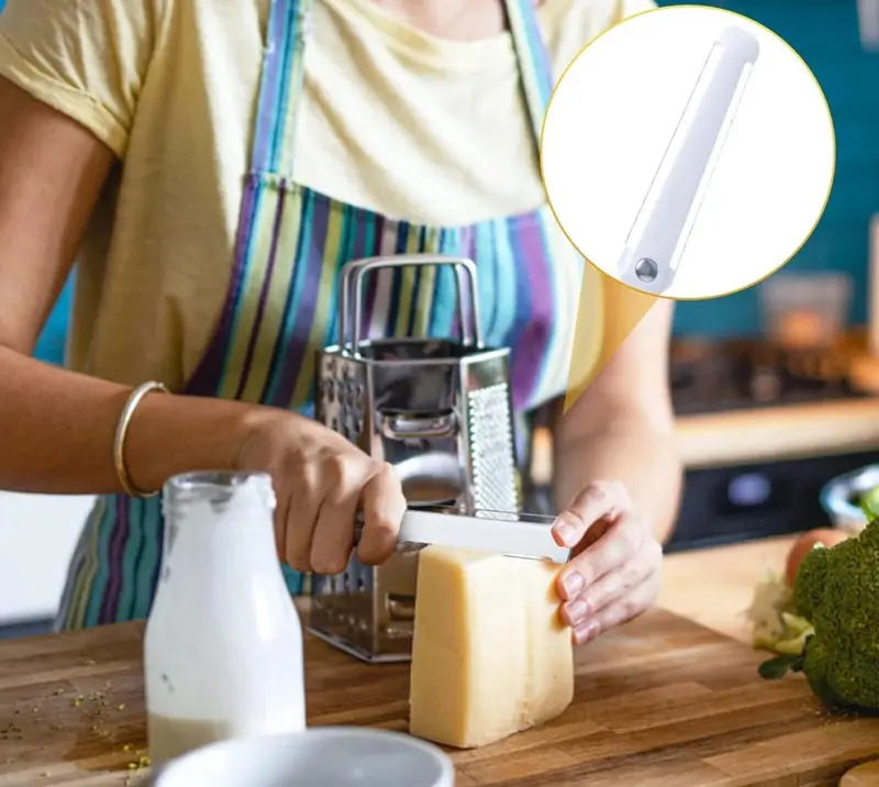 Cheese Slicer Thick & Thin Slices with Ease - Lightweight Plastic Cheese Cutter for Effortless Slicing & Versatile Use - Simple Design for Precision Slicing 3