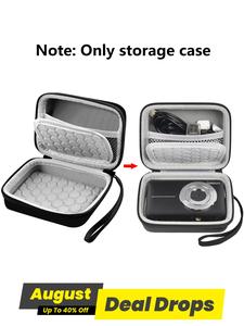 Carrying & Protective Case for Digital Camera, Minimalist Plain Color Camera Protection Case for Travel, Portable Travel Organizer, Travel Essentials Camera Gimbal Stabilizer