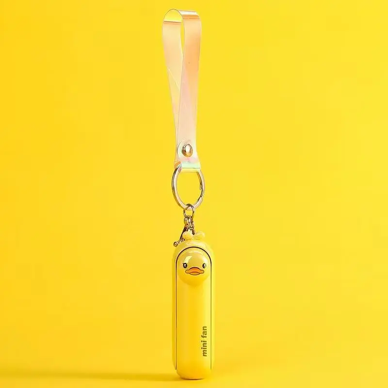 Cute Mini Fan Kipas Portable Hand Fold Bedside Office USB Charge Battery Table Desk Cooling 4