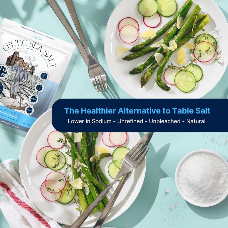 Celtic Sea Salt 350g – Unrefined, Mineral-Rich, Hand-Harvested from France, Pure, Kosher & Organic 3