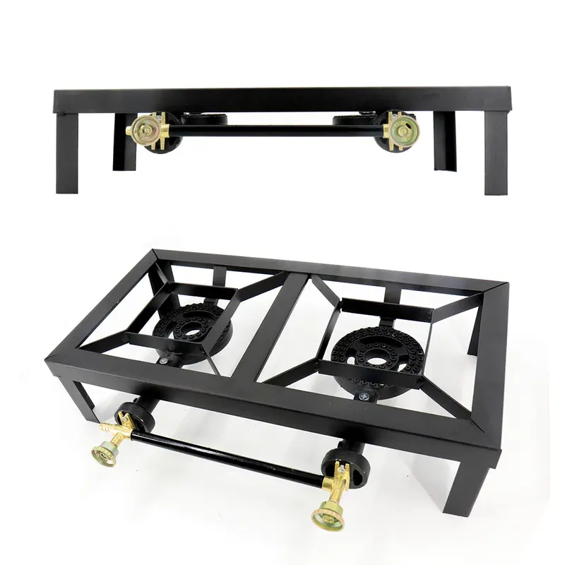 Large Gas LPG Burner Cast Iron Cooker Gas Boiling Ring Restaurant Catering 6