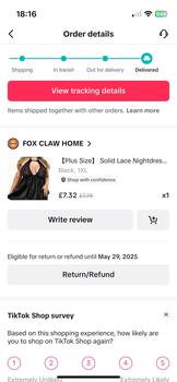 Product Review of 【Plus Size】 Solid Lace Nightdress, Sexy Elegant Comfy Breathable Nightgown for Women, Women's Sleepwear for All Seasons from S**h 0