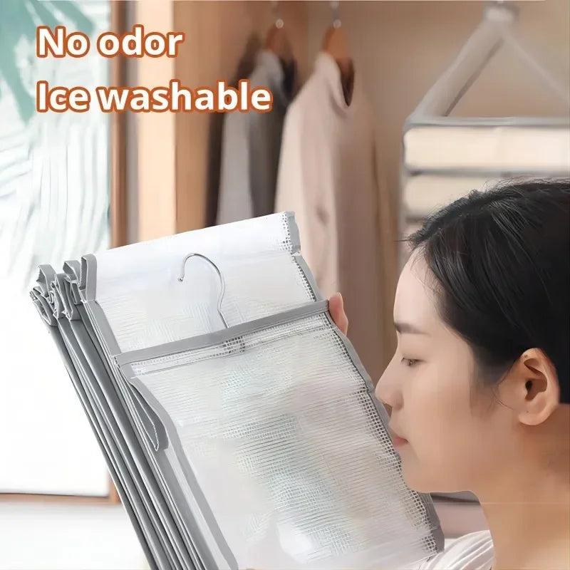 1pc Wardrobe Hanging Storage Bag Cabinet Organizer For Pants Socks T-Shirt Underwear Organizer Hanging Closet Organizer 4