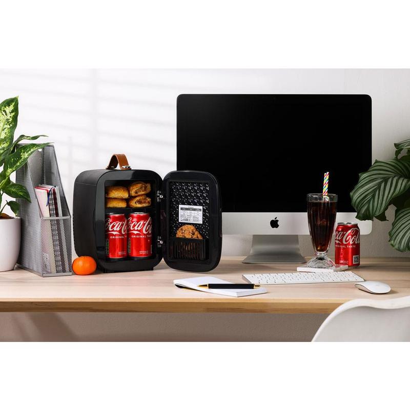 Subcold Pro4 Luxury Mini Fridge Cooler | 4 Litre / 6 Cans | AC and Exclusive USB Power Option | Portable Small Fridge for the Office, Bedroom, Car, Travel, Skincare & Cosmetics (Pink) 8