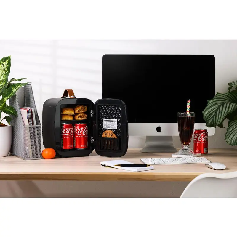Subcold Pro4 Luxury Mini Fridge Cooler | 4 Litre / 6 Cans | AC and Exclusive USB Power Option | Portable Small Fridge for the Office, Bedroom, Car, Travel, Skincare & Cosmetics (Pink) 7