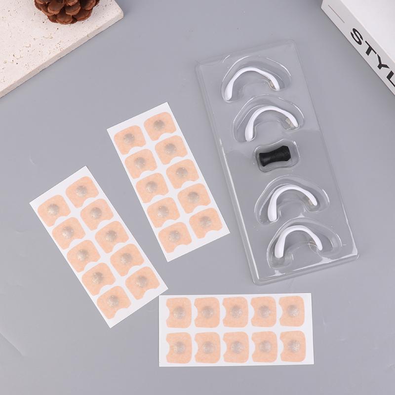 1pack Nasal Breathing Dilators Starter Kits Magnetic Nose Strips Increase Sports Air Intake Improve Sleeping Reduce Snoring 1