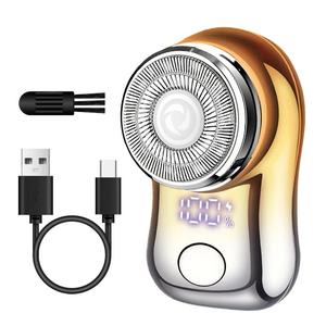 Rechargeable Electric Shaver, Portable Rotating Shaver with Smart LED Display, Great for Home, Office and Travel Use