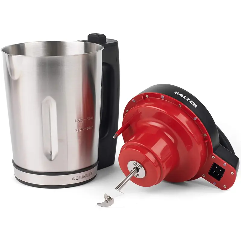 Salter EK1548 Electric 1.6L Homemade Healthy Soup Maker, 3 Thickness Settings, 1000 W, Automatic Timer, Perfect For Winter Veg, Purees, Smoothies, Sauces & More, Ready In 20 Minutes 2
