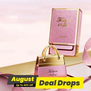 Bag Shape Women's Perfume Fragrance Gift Set, Wooden Floral Rose Fragrance for Women, Fragrance for Daily Use, Cosmetic Gift for Girls, Bridesmaid Gift Box, Fragrance Parfum for Women, Floral Scented Gift, Beauty Products, Edp Perfume Fragrance