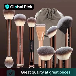 Maange Professional Brassic Makeup Brushes with Makeup Bag Set, Trending Makeup Supplies Gift, Blending Brush, Holiday Essentials, Preppy Makeup Products, Soft Makeup Brushes Set, Makeup Tools Set, Brown Beauty Travel Brush, Makeup Tool Kit