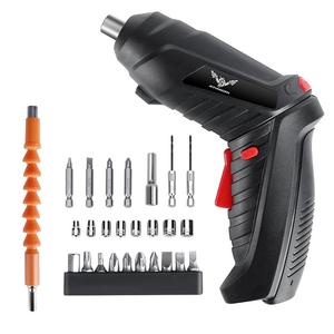 JENABOM 3.6V Electric Screwdriver Set, USB Rechargeable Cordless Screwdriver with LED Light, Power Tool Set for Home Maintenance Repair