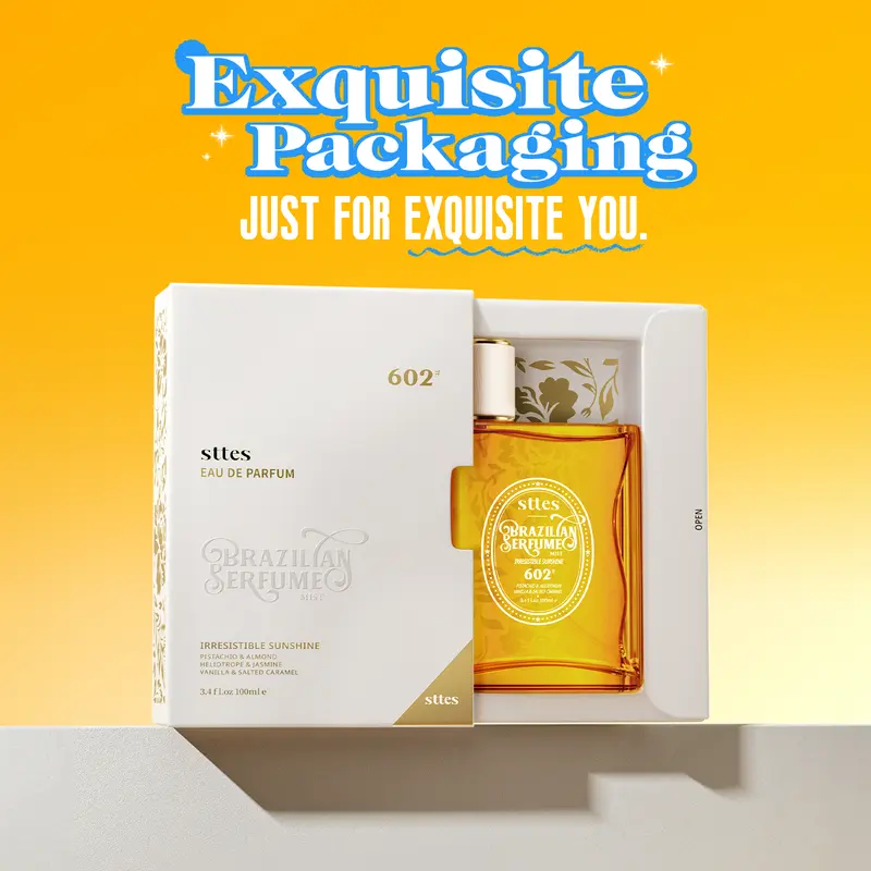 Sttes Perfume  602# - Eau De Perfume 100ml (3.4fl Oz)  vanilla Gourmet tune (Caramel vanilla flavor)  Fragrance Irresistible 1