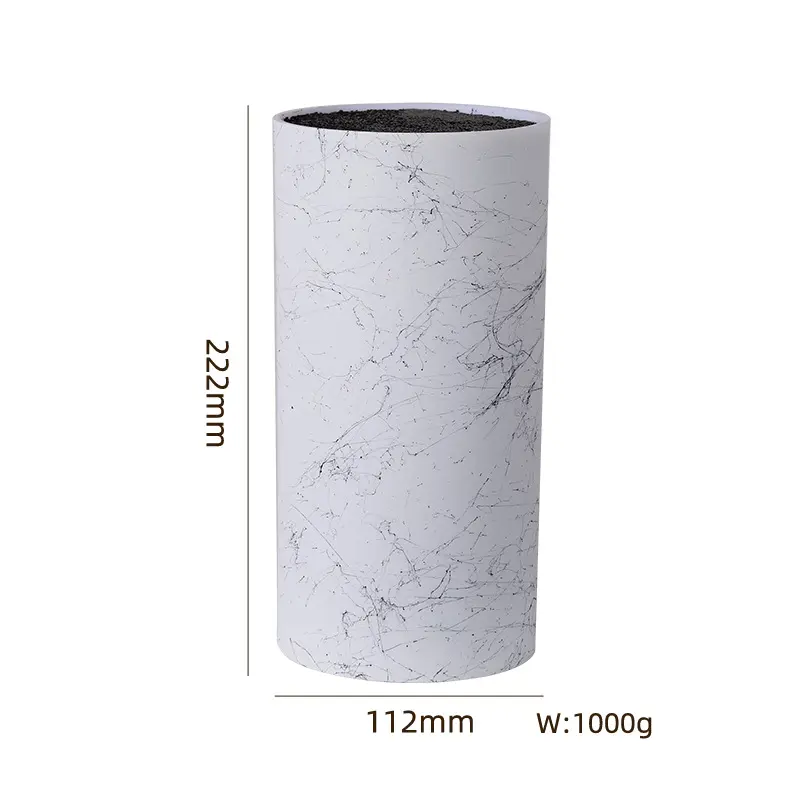 Amazon Cross-Border Storage Knife Holder Knife Storage Tube Kitchen Supplies Free Insert Creative Knife Block Cylinder Knife Block 1