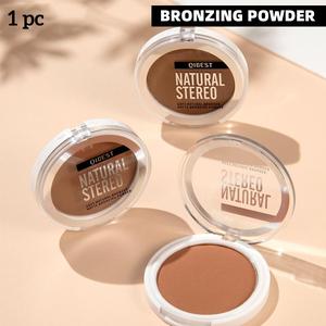 matte contouring powder, 1 box long lasting nose side shadow powder, face highlighter bronzers, contour makeup palette, illuminator make-up cosmetics