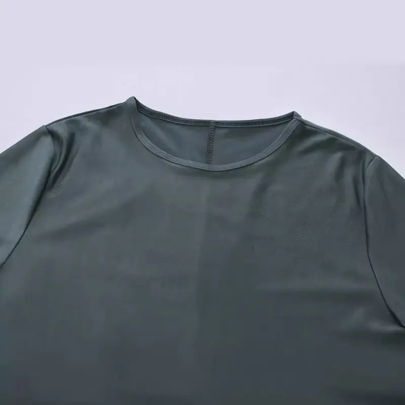 Muslim Fully Surrounded Sun Protection Split Conservative Swimsuit Pleating Tight Surfing Diving Three-Piece Swimsuit 3