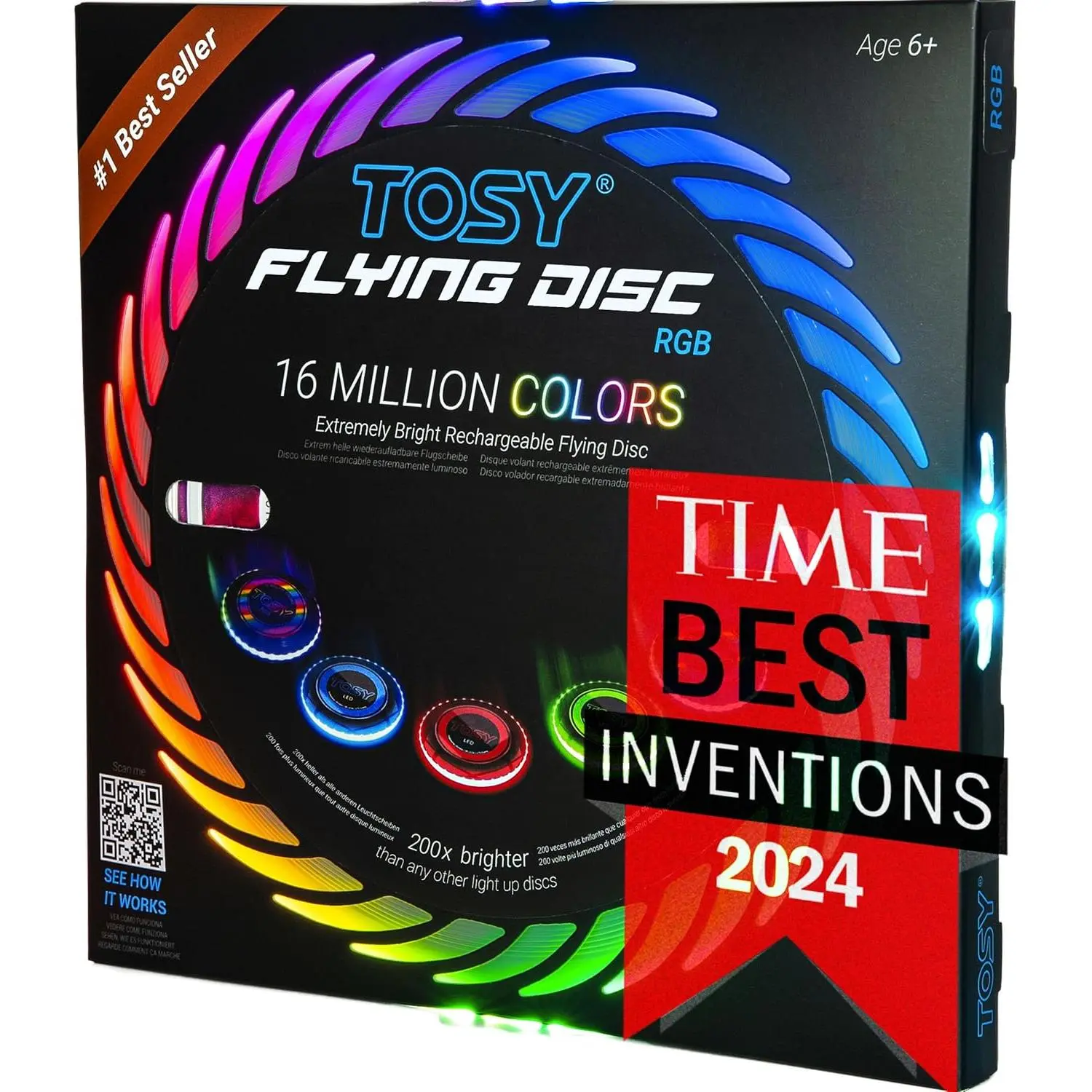 16 Million Color RGB or 36 LEDs, Extremely Bright, Smart Modes, Auto Light Up, Rechargeable, Waterproof, Birthday, Camping, Easter, Valentine