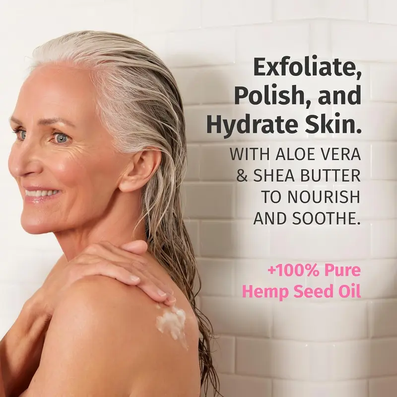 Hempz Original Herbal Floral & Banana Body Scrub 7.3 oz. 2