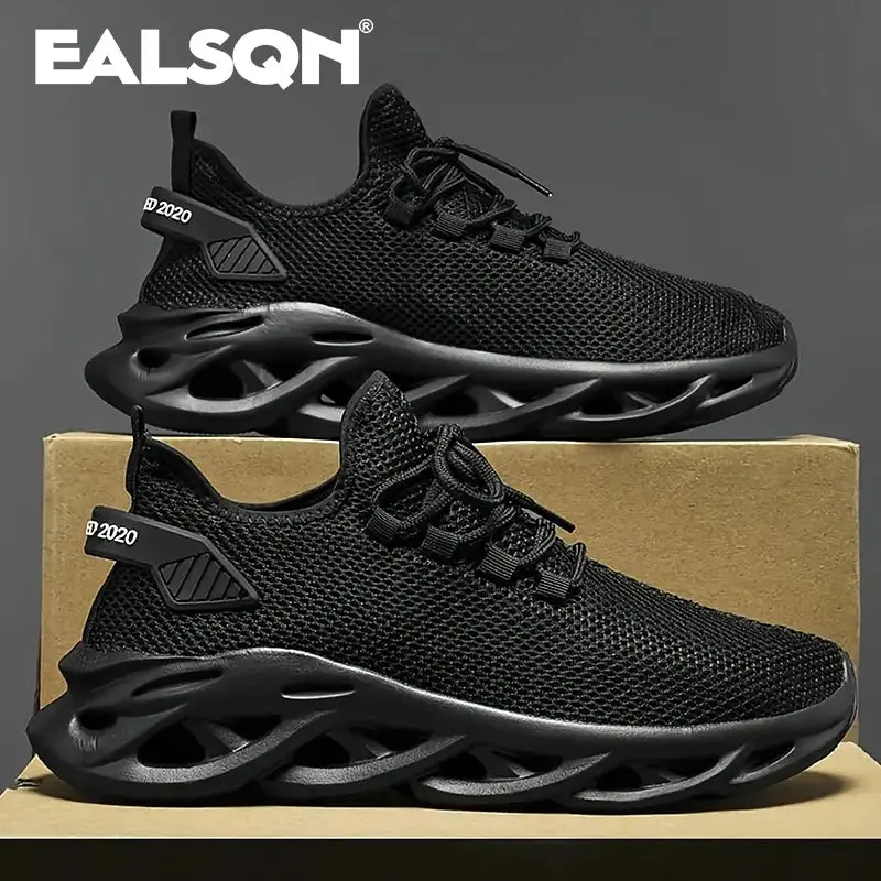 Men’s Lightweight Air-Cushioned Sneakers – Breathable Sports Trainers for Running, Gym & Casual Wear 0
