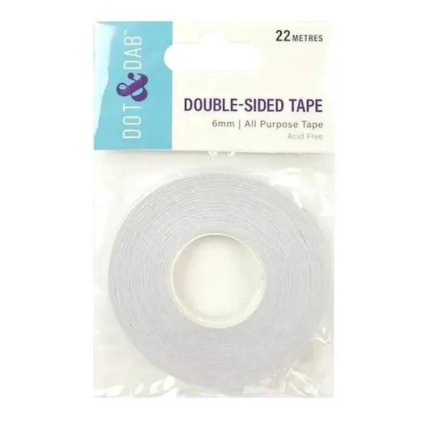 Dot & Dab Double-Sided Tape 6mm x 22m (DDADH030) 0