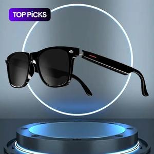 E13 Smart Audio Glasses, Wireless Audio Glasses, Surround Stereo Hi-Fi Sound, Voice Call Answer, Music Playback, Fast Bluetooth Pairing, Large Capacity Battery, Ideal Gift for Father's Day, Suitable for Home, Work, Commute, Travel & Outdoor Sports