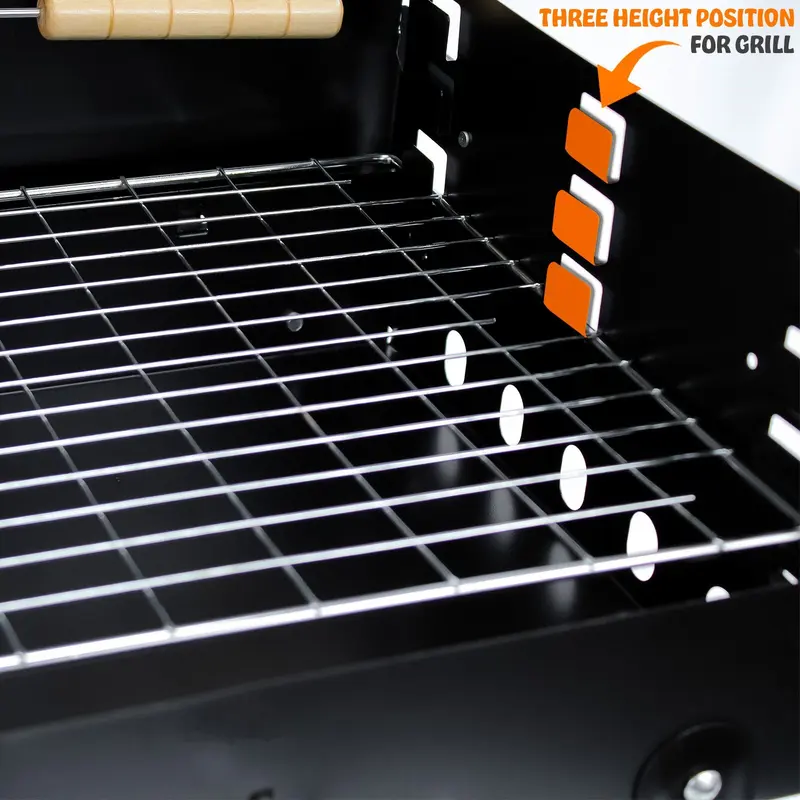 Portable Folding Charcoal BBQ Barbecue Camping Grill Travel Picnic Outdoor  UK 3