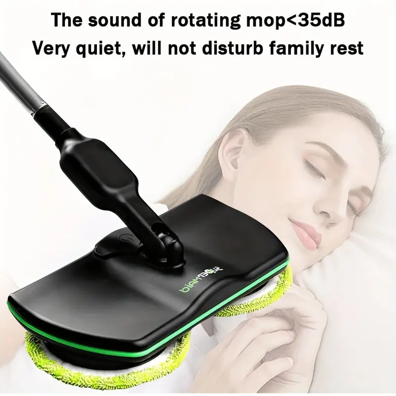 Electric Rechargeable Cordless Floor Cleaner Scrubber Sweeper Polisher Mop Set 1