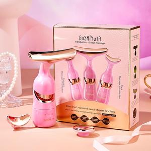 3 in 1 Face Massager, 1 Box Multifunctional Lifting & Tightening Massage Instrument, Household Face Beauty Instrument Gift for Women