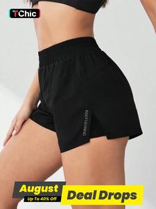 Women's 2 in 1 Pocket Design Shorts, Casual Comfy Breathable Shorts for Yoga Gym Workout Running, Ladies Fitness Summer Bottoms, Workout Clothes Women, Athletic Shorts, Athletic Wear, Athleisure Shorts