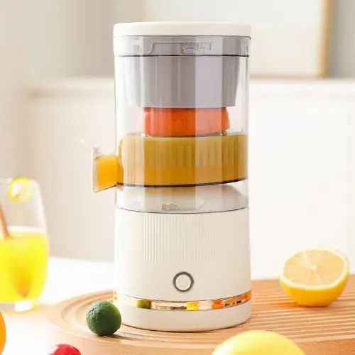 Electric Citrus Juicer - USB-C Rechargeable Juicer with 45W Motor, 20-second Quick, Seedless Juice - Electric Citrus Juicer with Easy-to-Clean Detachable Parts, One-Touch Operation, Portable Design 1