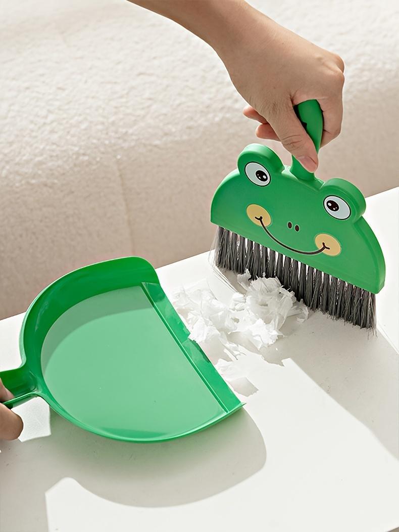 Product Introduction of 【SHARIFAN】  Desktop Small Broom and Dustpan Set for Cleaning Living Room Countertops, Household, Children, Students, Pets, Small Broom 1 Set 1 Broom + 1 Dustpan 10
