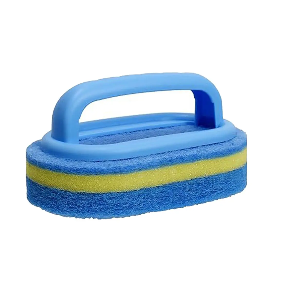 Handled Bathtub Scrubber - Multifunctional Cleaning Brush for Bathtub, Tile, Sink - Decontamination Cleaning Brushes with Handle - Kitchen Bathroom