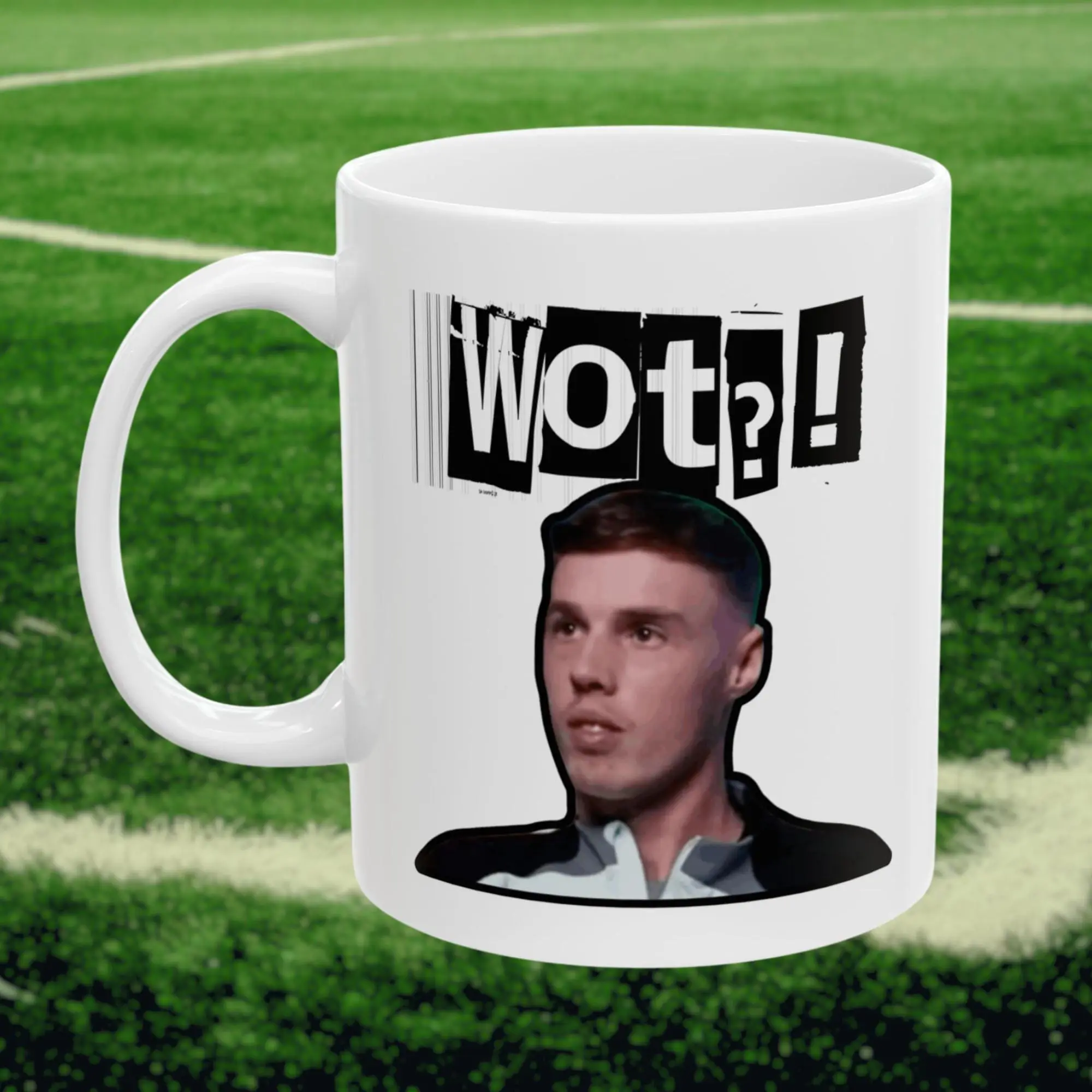 Wot?! | Cole Palmer Chelsea | Funny Meme Football Mug | Coffee 11oz Mug Gift Present Grandad Dad Husband Son Brother Boyfriend