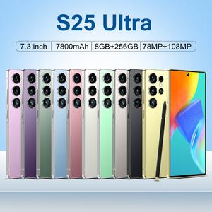 2025 New Version S25 Ultra 5G Smartphone, 6.8-inch HD Screen, 7800mAh 108MP Camera, Android Dual Card, Unlocking Phone, Large-screen Smart Phone,Best Gifts