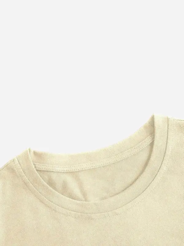 Men's Vintage Cowboy Print Short Sleeve Graphic Tee, Regular Fit Casual Retro T-shirt for Summer, Men's Top for Daily Wear 2