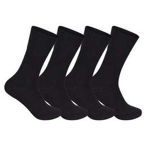 Findfashion Men's Cotton Rich Non Elastic Casual Wear Comfortable Diabetic Black Socks UK 9-11