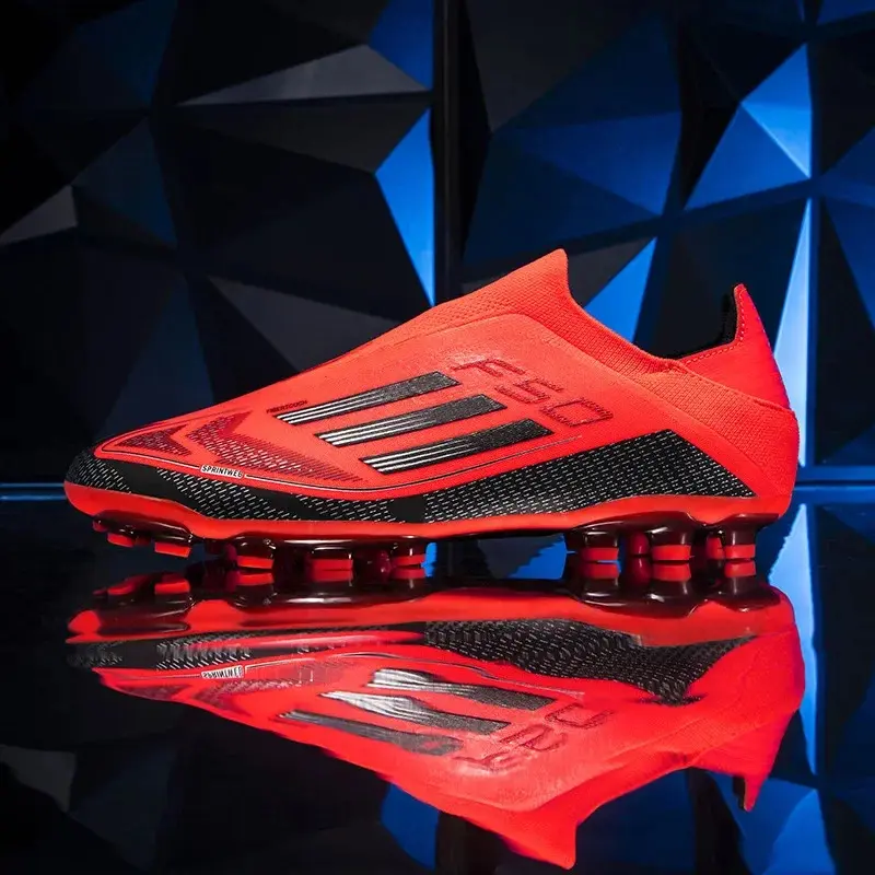 Men's Football Shoes with Long Nails for Grass Training And Competition Sports Shoes for Boys Girls Students Adults 1