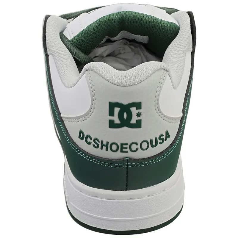 DC Shoes Manteca Se Mens Skate Trainers in White Green - MPN: ADYS100314-XWSG 3