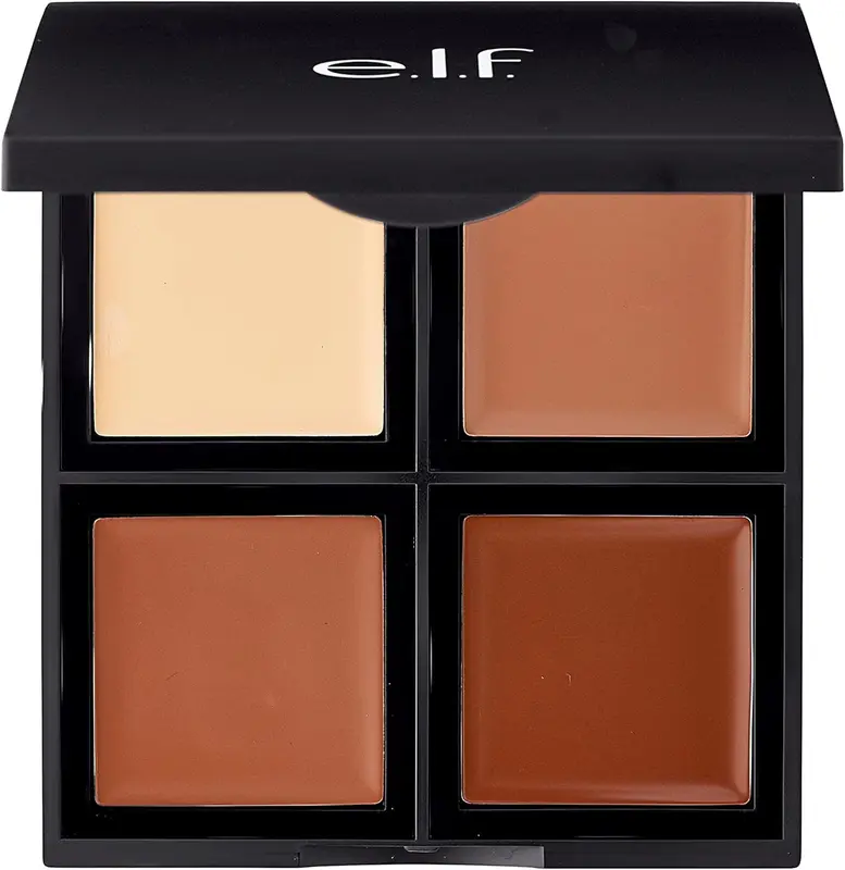 Powder Blush Palette, Customizable Colours, Long Lasting Formula, 4 Pan Palette- Cream Contour Palette 5