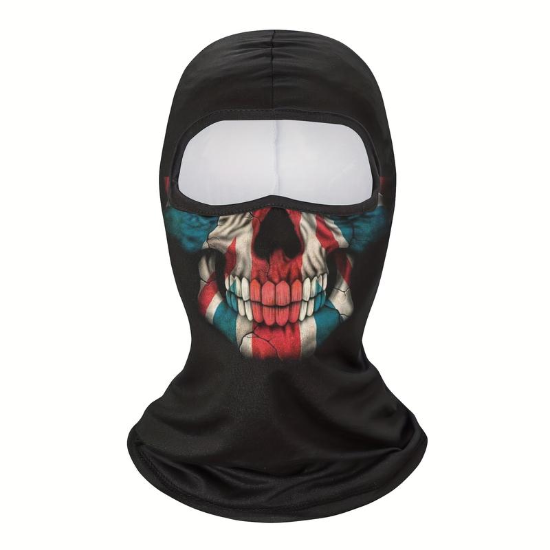 [FM-04] Balaclava 1pc Balaclava Face Mask Clown Ghost Skull Mask, Breathable Windproof, UV Sun Dust Protective Full Face Cover For Summer Sprin 5