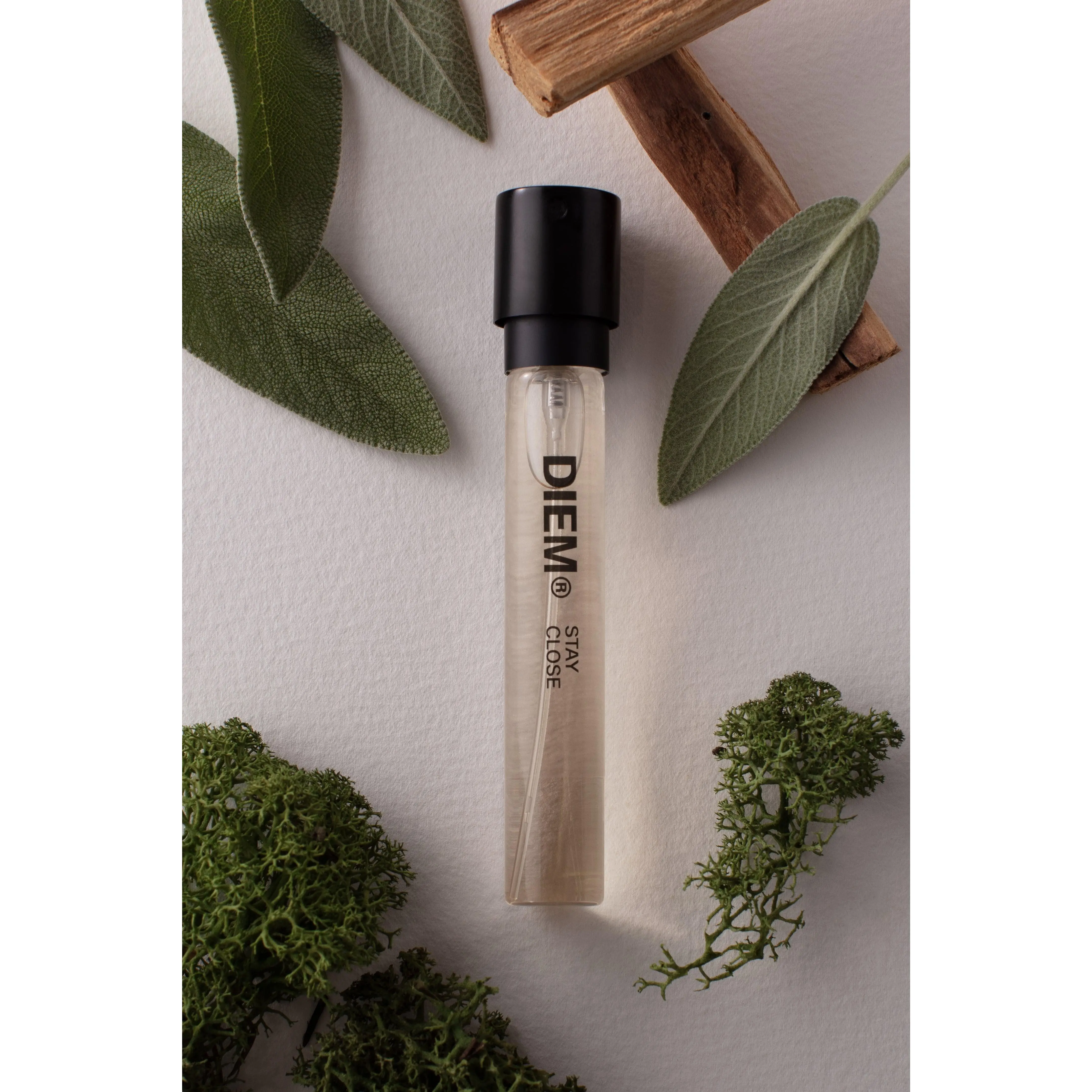 DIEM Stay Close 10ml Eau de Parfum and Refillable Case Starter Kit - Woody, Musk, Skin Scent | Cruelty Free, Long Lasting, Genderless, Made in the UK.