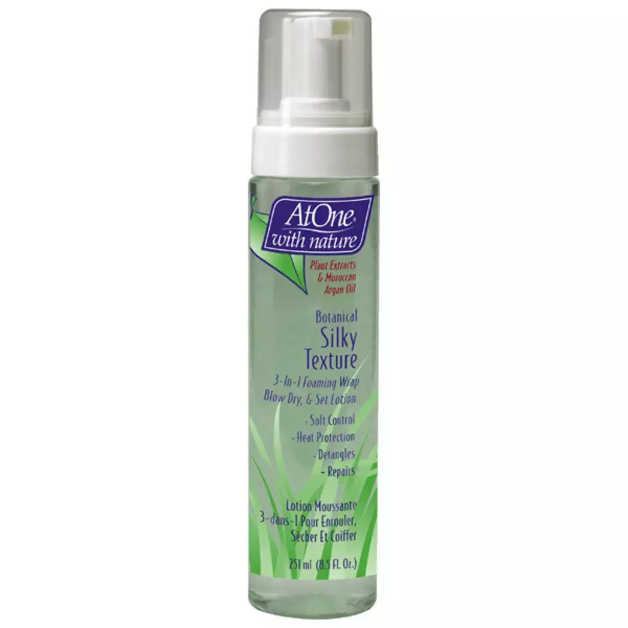 AtOne with nature Plant Extracts & Moroccan & Argan oil Silky Texture Mousse 251ml
