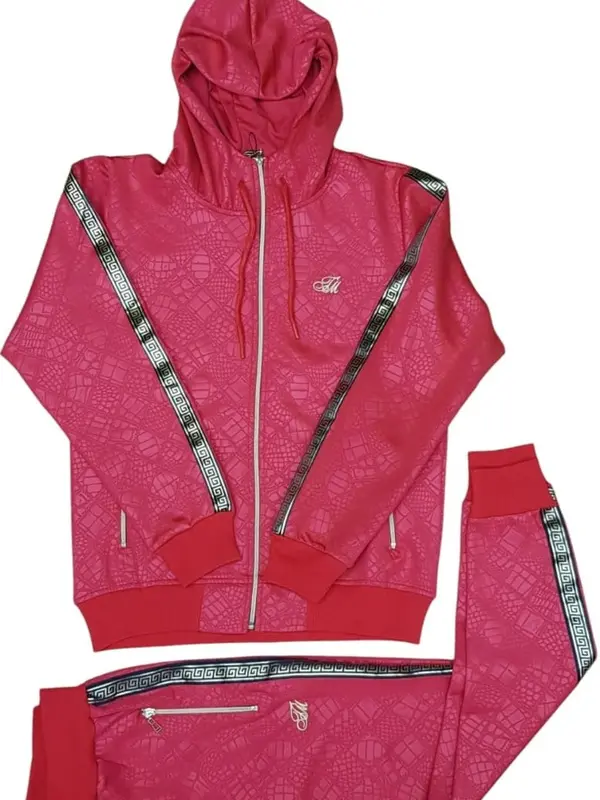 Men's TiM Designer Slim Fit Urban Tracksuit – Zip-Up Top & Matching Jogger Set | Trendy 2-Piece Outfit 5